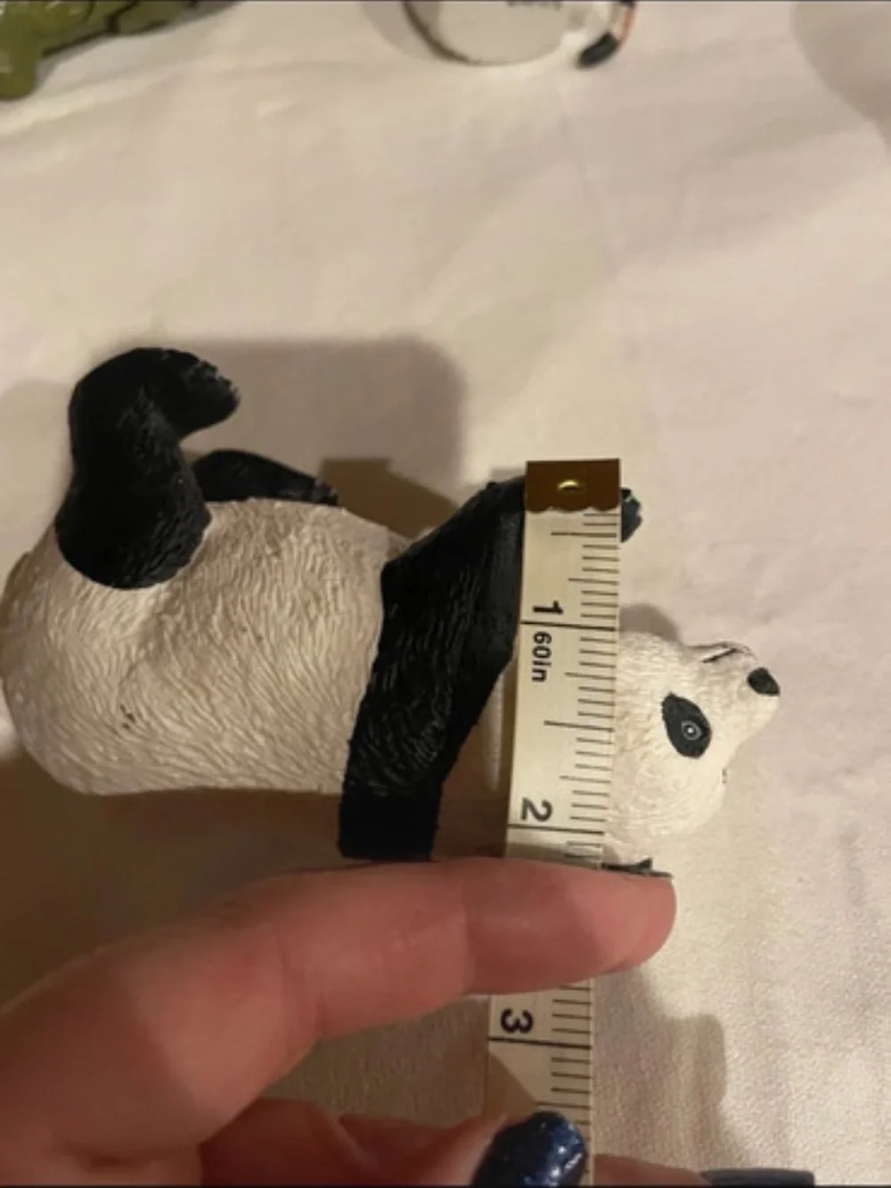 Realistic Panda Figure Toy in Black and White - Kids Action Figure